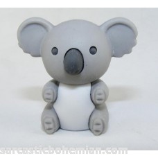 Koala Bear Japanese Eraser Grey. 2 Pack